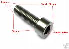 Titanium Non Taper Head Bolt
