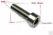 Titanium Narrow Head BoltsIntegrated Crank Lock Bolt - Brake Lever 