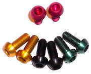 Anodized Aluminum Alloy Water Bottle Bolt Pair